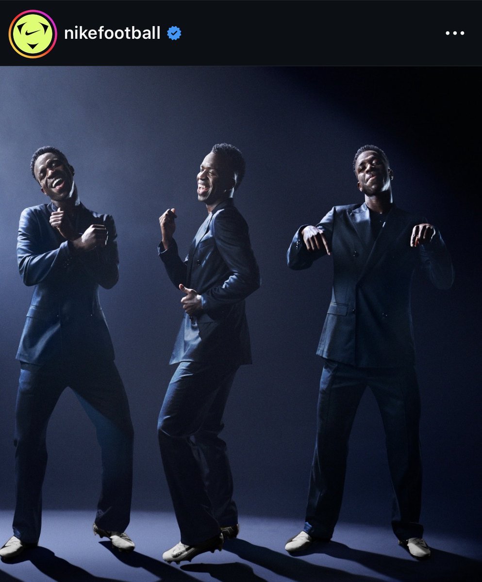 🚨 Nike on IG: “Keep dancing Vini Jr.”