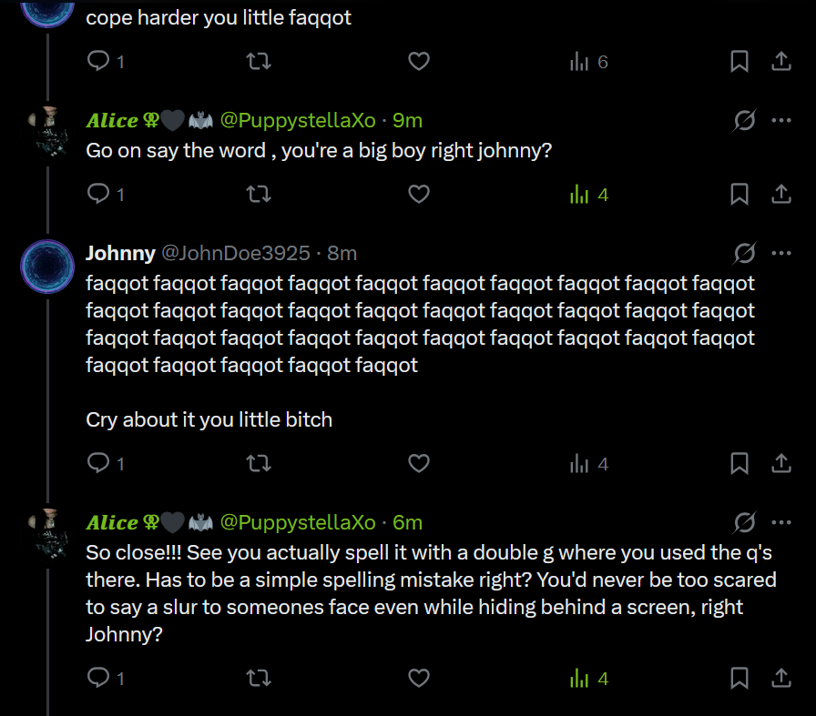 PuppystellaXo's tweet image. Back in my day people had the balls to call me real slurs at least