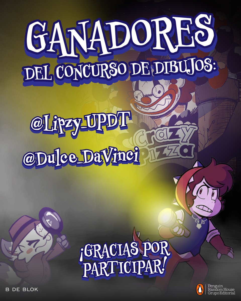 MUCHAS FELICIDADES A LOS 2 GANADORES DEL CONCURSO DE DIBUJOS! 🥳🔥🔥🔥

<a href="/Lipzy_UPDT/">Lipzy_UPDT</a> 
<a href="/Dulce_DaVinci/">Dᥙᥣᥴᥱ ♡'s Aᥣᥱxყ ֪ @ 余花にみとれて</a> 

De verdad gracias por participar a todos en esta dinamica tan divertida! 😍

Gracias a ver la gran respuesta de todos los artistas nos motivan a hacer muchas mas dinamicas asi!❤️