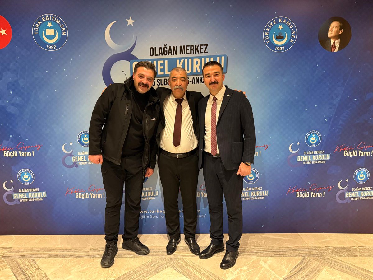 Türk Eğitim-Sen'in geleceği emin ellerde. Veliaht prenslerimiz Onur Niğmet Üner ve Adem Ulutaş Reislerimle Genel Kurul hatıramız.