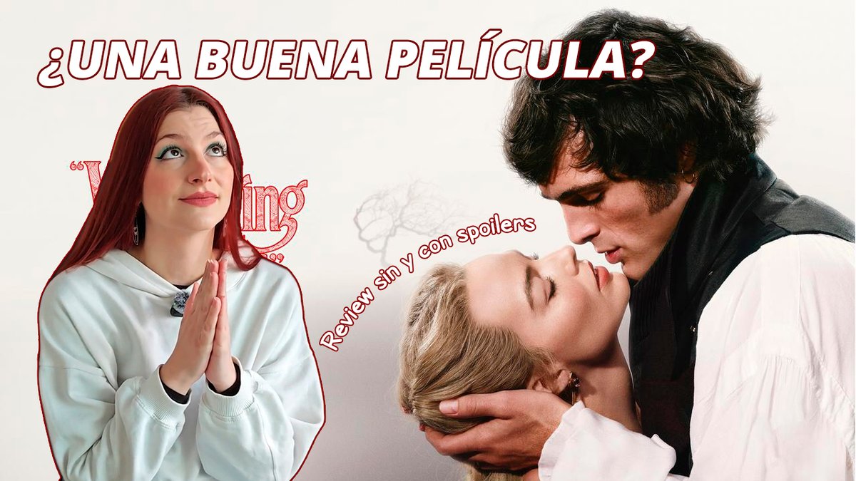 NUEVA REVIEW EN EL CANAAAAL ❤️‍🔥

Le toca a "Cumbres Borrascosas" (2026). Comento un poco mis impresiones y hago un breve análisis sobre las decisiones estéticas que se toman. 

Espero que os guste 🖤
Se agradece el apoyo 

youtu.be/RVRNbMiGzkc