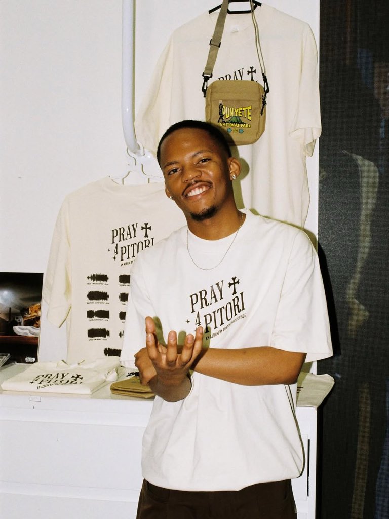LoatinoverPound's tweet photo. PRAY 4 PITORI MERCH IS LIVE.

The official Pray 4 Pitori range by Loatinover Pounds is now available.

Shop now at:
https://t.co/GzkSFeTxFW https://t.co/Zh5yxQbS4P