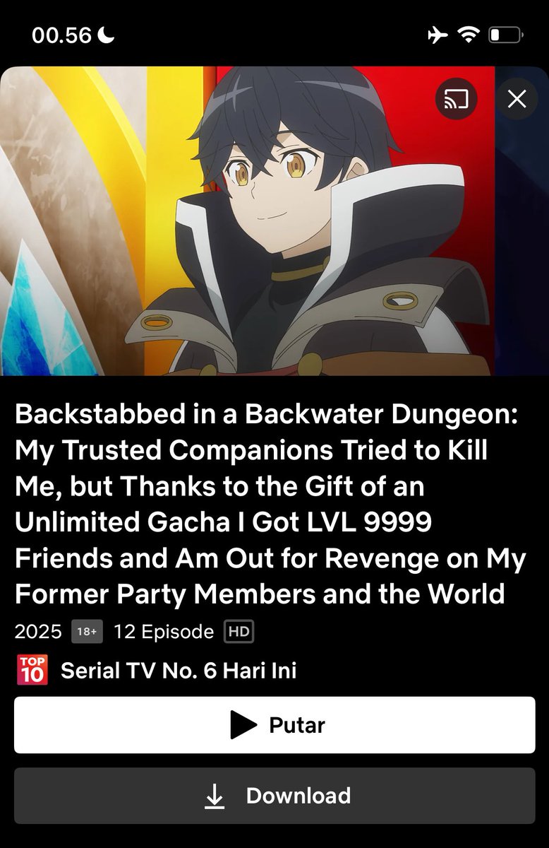 wasabisat's tweet photo. Panjang banget judulnya ini Anime https://t.co/cqUUSxJeO2