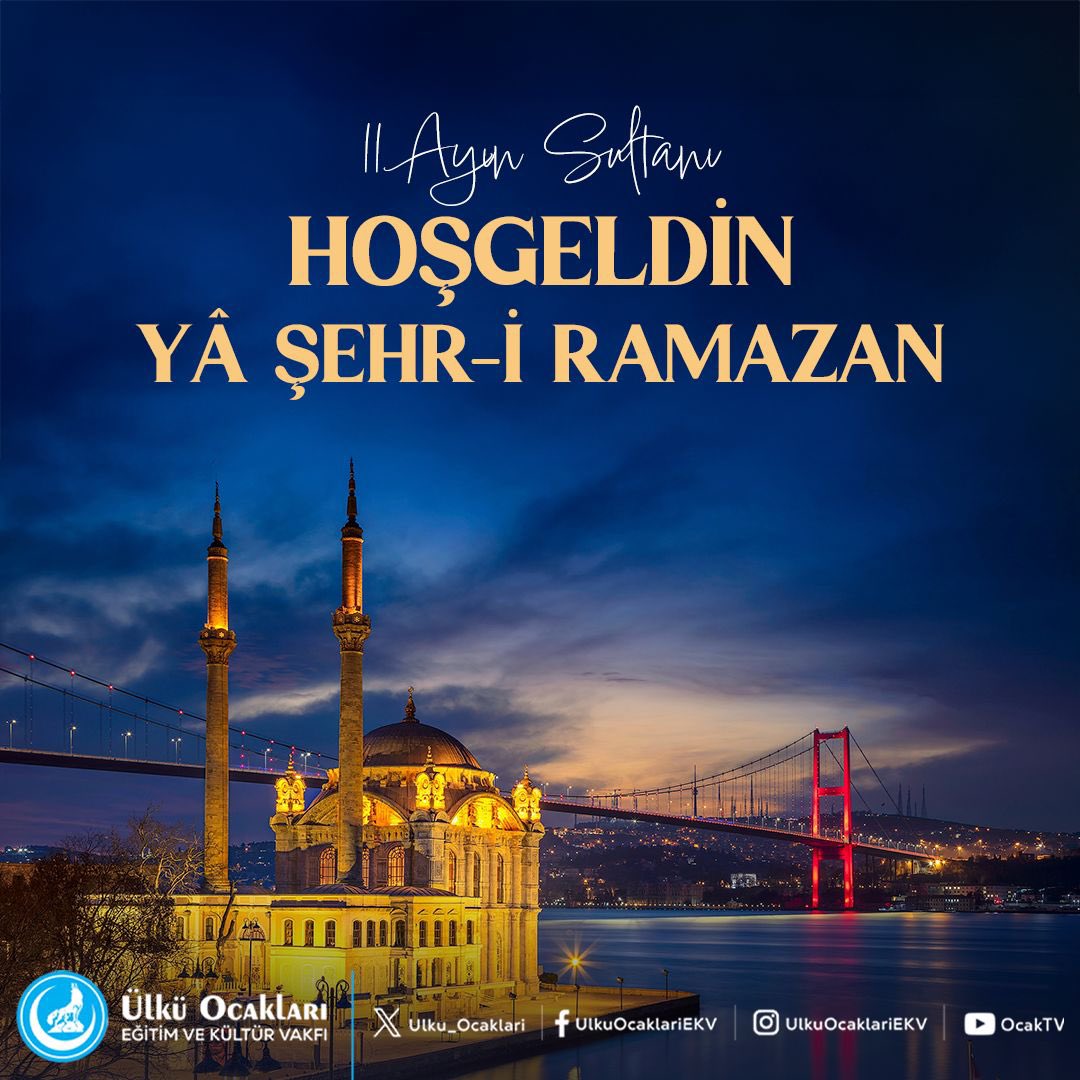 Hoş Geldin Ya Şehr-i Ramazan

#Ramazan Ayı Tüm Türk ve İslam Alemine Hayırlara Vesile Olsun