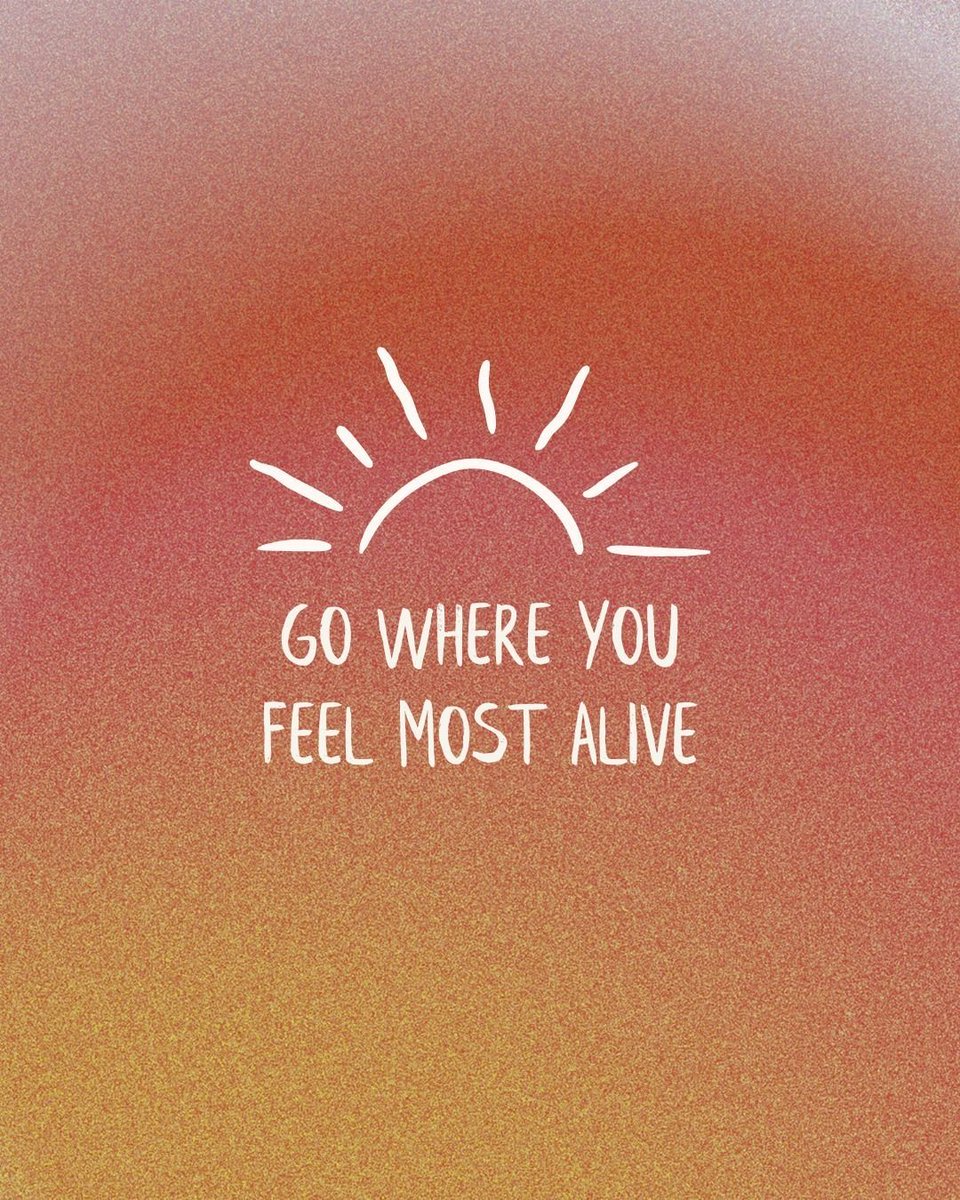 JohnStrelecky's tweet photo. Whatever it is—follow it. Chase it. Because life isn’t meant to be lived in places or situations that drain you.

Go where you feel most alive, and watch everything else fall into place. 💫

#GoWhereYouFeelMostAlive #FollowYourJoy #BigFiveForLife https://t.co/WBb9St1MA1