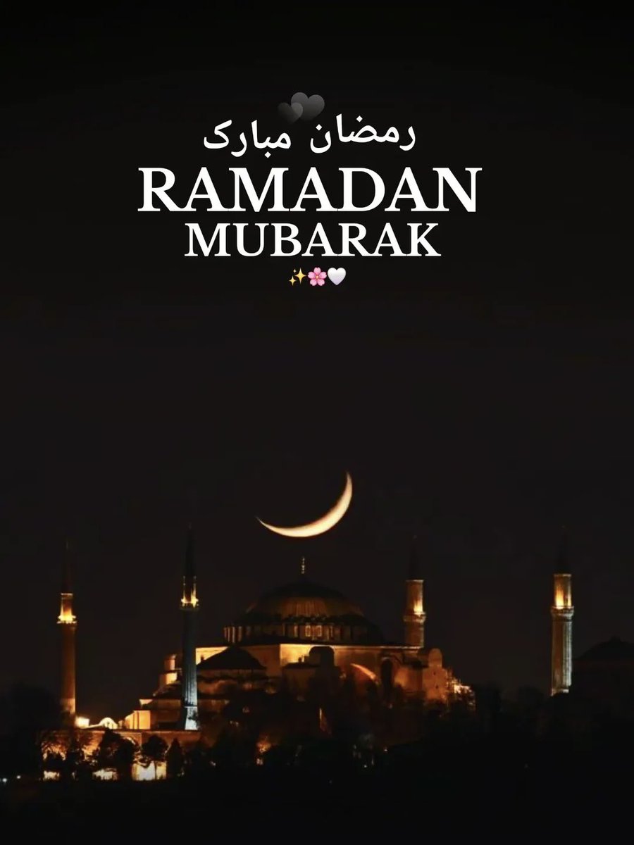 RAMADAN Mubarak to all of you and your Family ❤️🫶
May Allah bless You all Ameen ♥️ 
#Ramadan