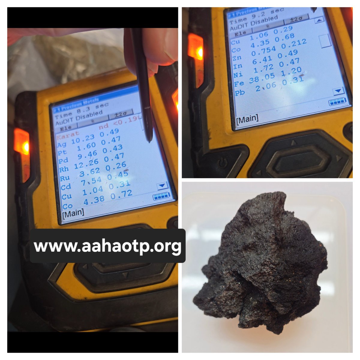 NJSnowPatriot's tweet photo. @Kekius_Sage Hello I have a new discovery of meteorites of high levels of platinum silver and other metals. 
Prehistoric civilizations collected these and carved them also. 
Is there any meteorite experts out there that care they don't care in New York New Jersey or Connecticut https://t.co/AxlhcvZoWM