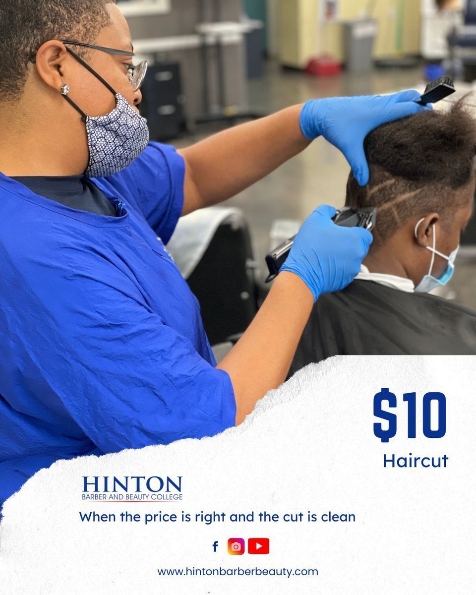 HintonStyle's tweet image. When the price is right and the cut is clean ✂️
$10 haircuts happening now.

#BarberPromo #HintonCuts #FreshEveryTime #HairGoals