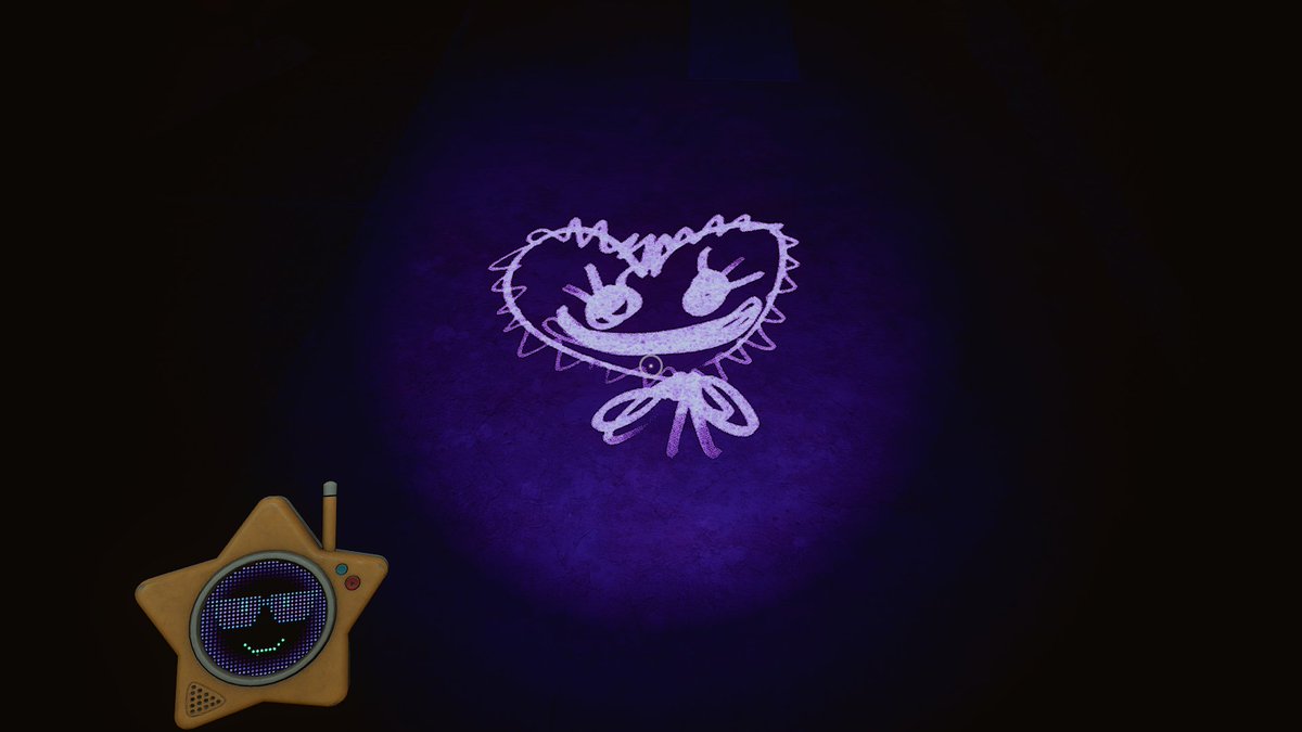iLucyMir's tweet photo. Me encantan los dibujos que hacen con la tinta invisible #PoppyPlaytimeChapter5 #Spoilers https://t.co/QWmddoOC5P