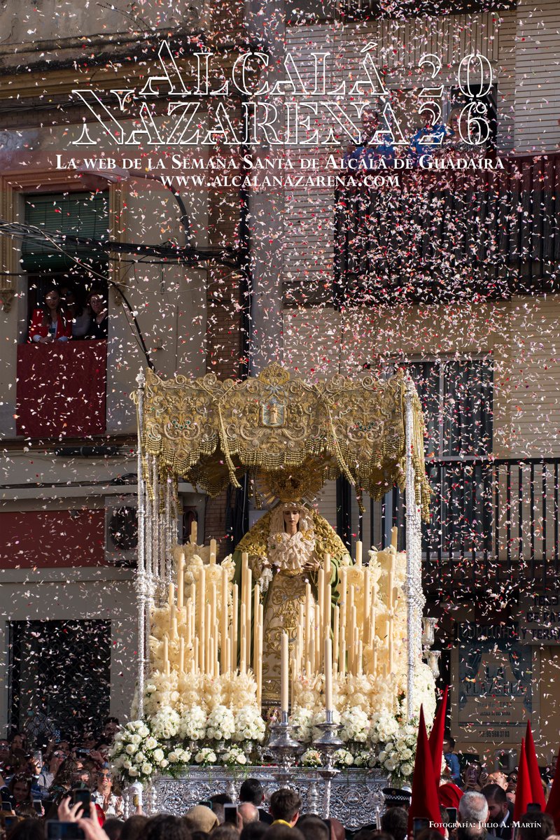 Cartel Alcalá Nazarena 2026, obra de Julio A. Martín (<a href="/julioa_martin/">Julio A. Martín</a>), protagonizado por la Virgen de la Oliva