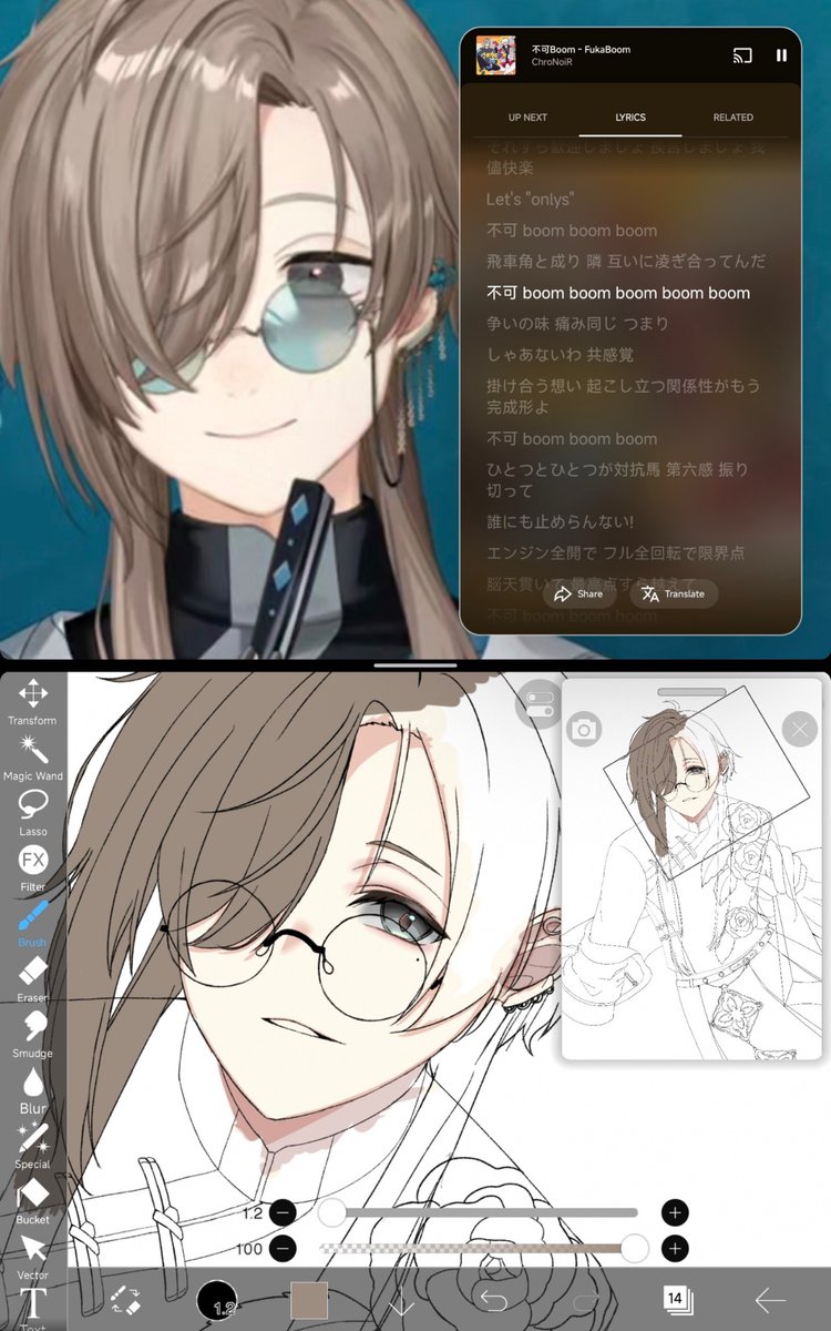 wip 🪭🖤
#かな絵