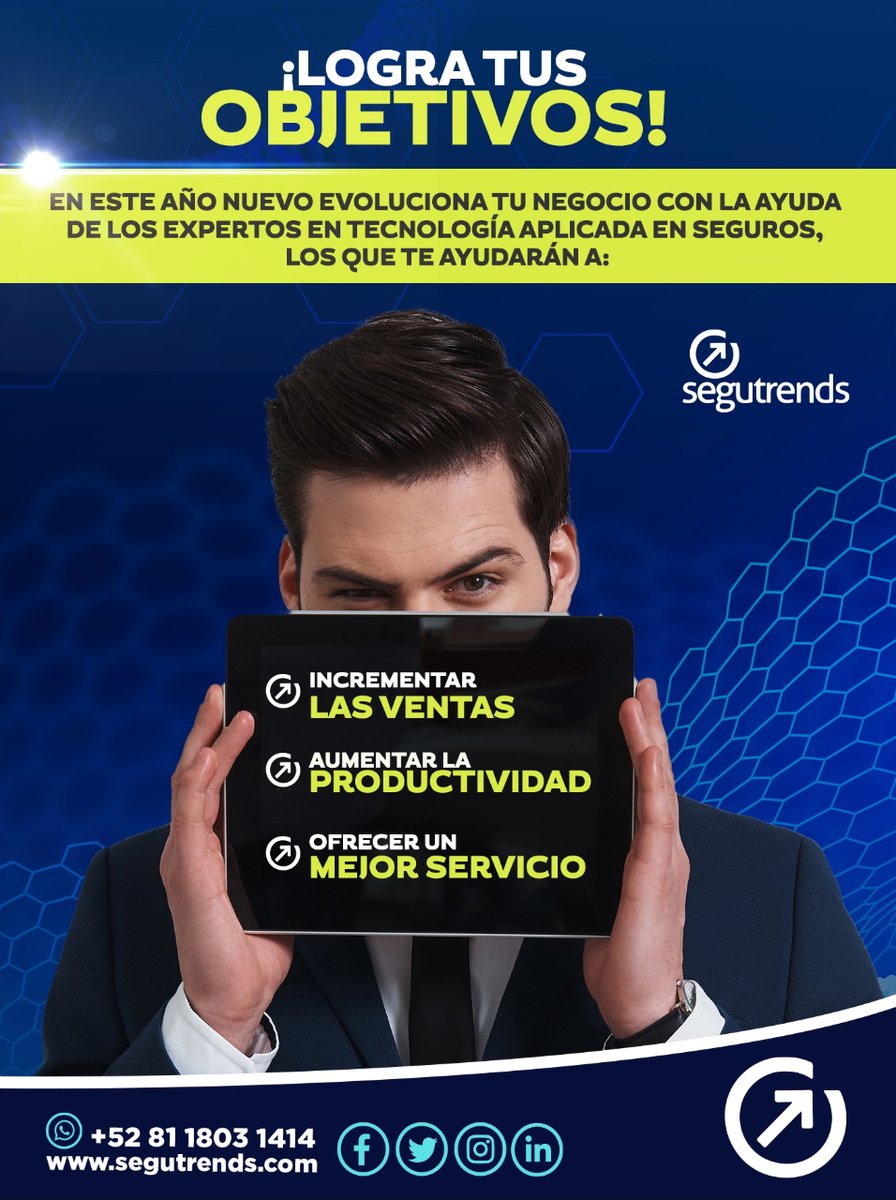 💻📱 ¡No esperes más y sé parte de la transformación digital del sector de seguros!

Contáctanos por #WhatsApp al 8118031414 y conoce nuestras soluciones tecnológicas que llevarán tu negocio de seguros al siguiente nivel
 #tecnología #negocio #seguros #innovación