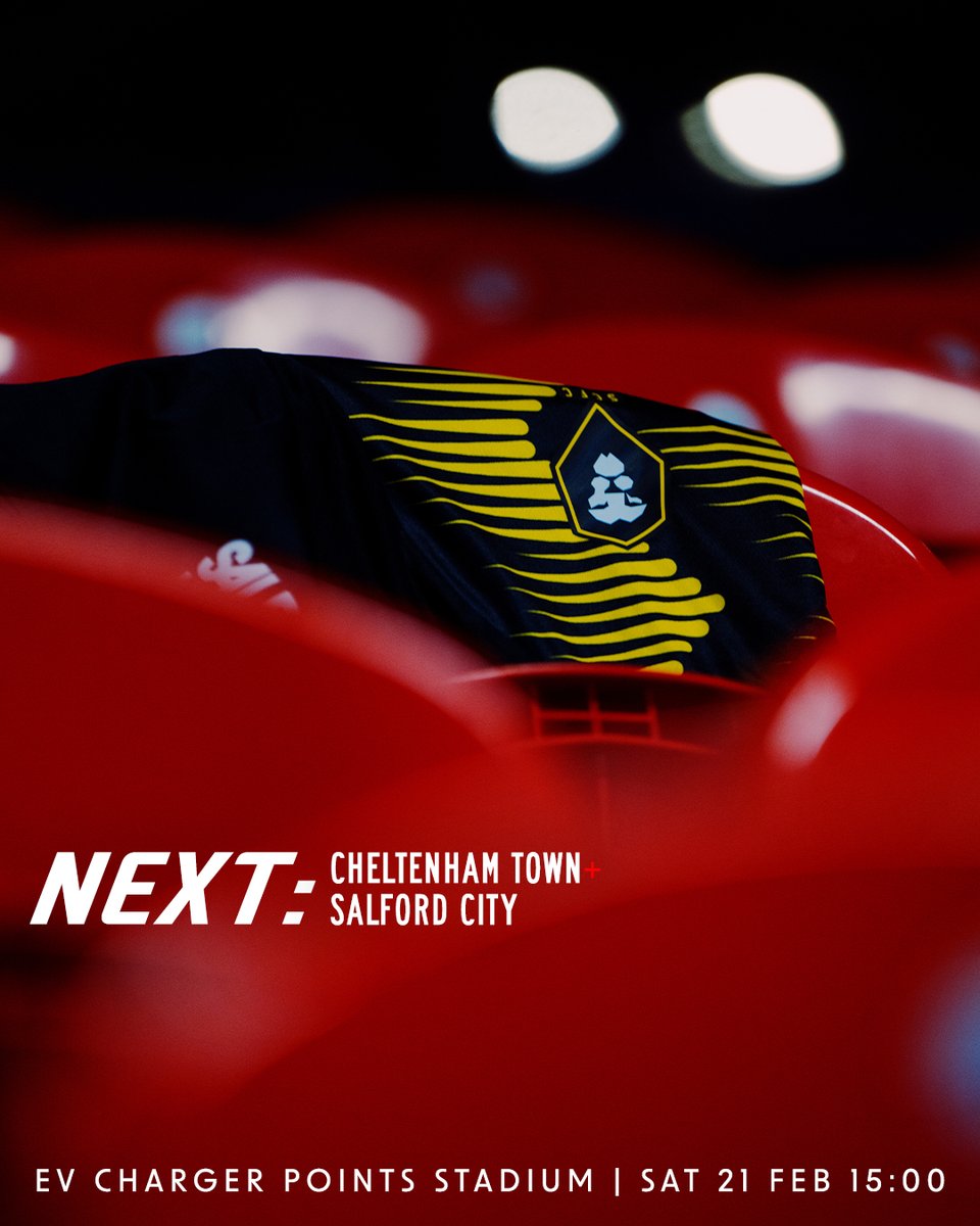 SalfordCityFC's tweet photo. Back on the road this weekend as we head down to Cheltenham Town 🛣️

Tickets are available online directly from Cheltenham until kick-off: https://t.co/7P56BZxHWh

#CLTSAL https://t.co/aCO1ntkhxN