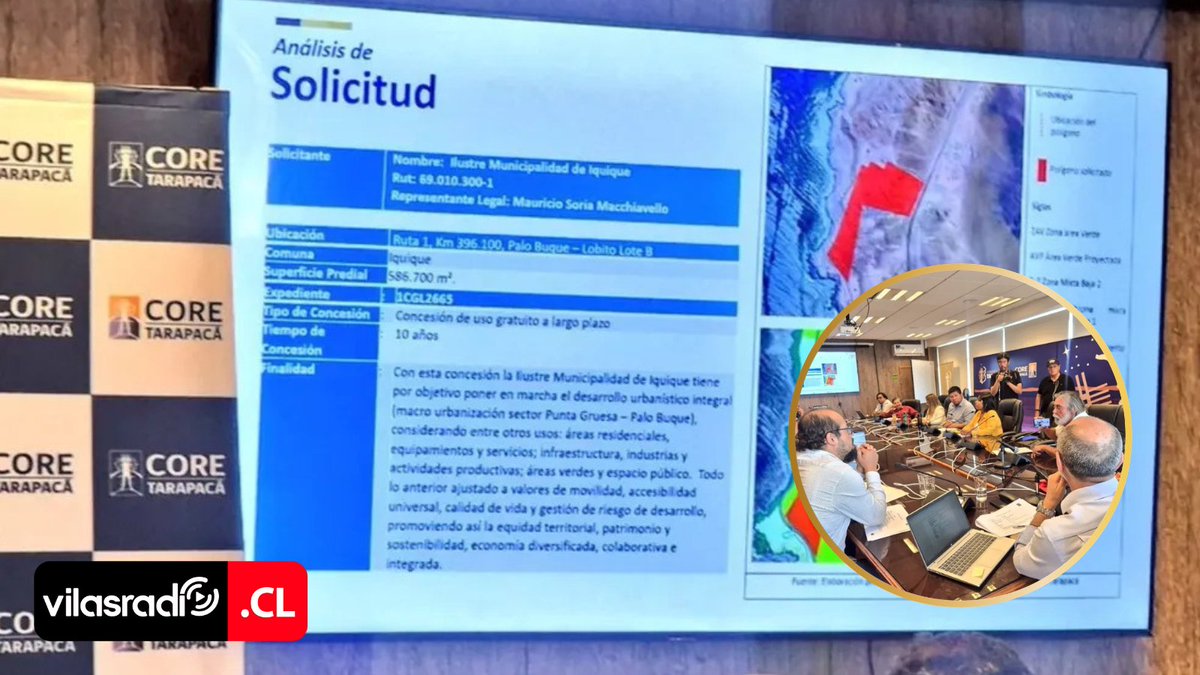 VilasRadio's tweet photo. 🏗👷♀CORE APRUEBA MACROURBANIZACIÓN PUNTA GRUESA–PALO BUQUE EN MEDIO DE CUESTIONAMIENTOS TÉCNICOS Y CRUCE POLÍTICO CON ALCALDE MAURICIO SORIA
📲Revisa la nota completa en: https://t.co/Wu4R68ak6A
#CORE #APRUEBA #MACROURBANIZACIÓN #PUNTAGRUESA #PALOBUQUE #CUESTIONAMIENTOS #TÉCNICOS #CRUCE #POLÍTICO #ALCALDE #MAURICIOSORIA