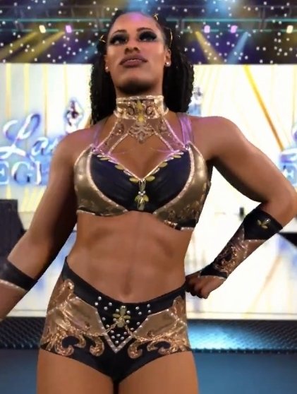 Potato__WWE2K26's tweet photo. Hmm... why Karmen Petrovic is thicker than Lash Legend? 

@Ramon3MR @TruBWill @CornellGunter_ @ITZLexieP

Please yall need to fix Karmen body she was never that bulky

#WWE2K26 https://t.co/rUBgxdQIGs
