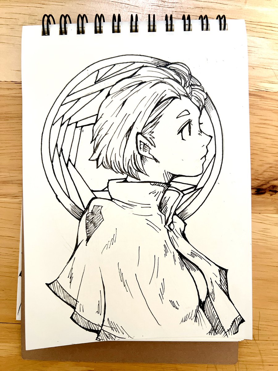 503日目 風が強いので寝よう また下描き撮るのわすらた Day 503 I'm