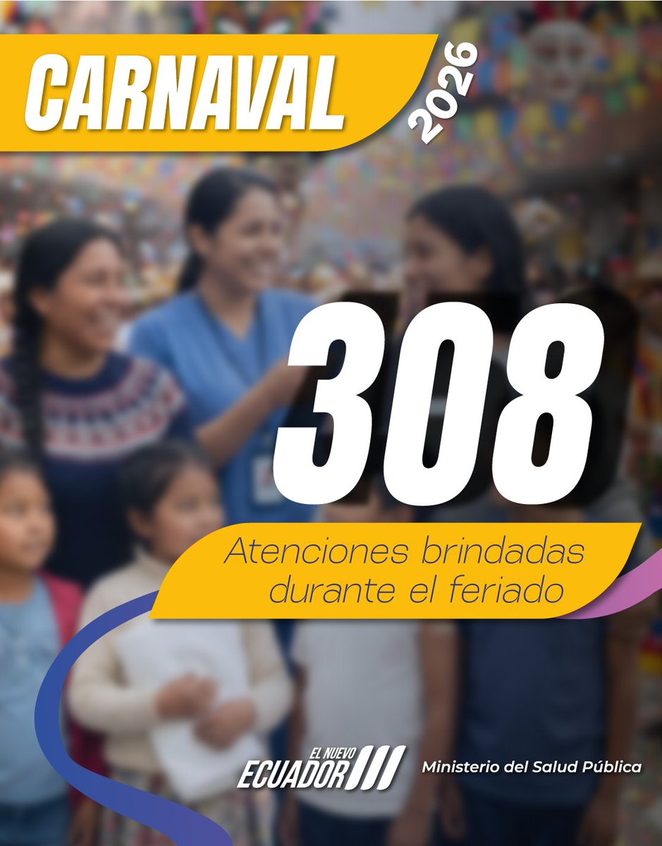 #ElNuevoEcuador | Durante el feriado de Carnaval, el <a href="/HHCCAzogues/">Hospital Homero Castanier Crespo 🇪🇨</a> atendió 308 emergencias, 145 hombres y 163 mujeres. Las enfermedades de mayor demanda fueron las de trauma con 69 pacientes, seguida de afecciones gastrointestinales con 49 y respiratorias con 47 pacientes.