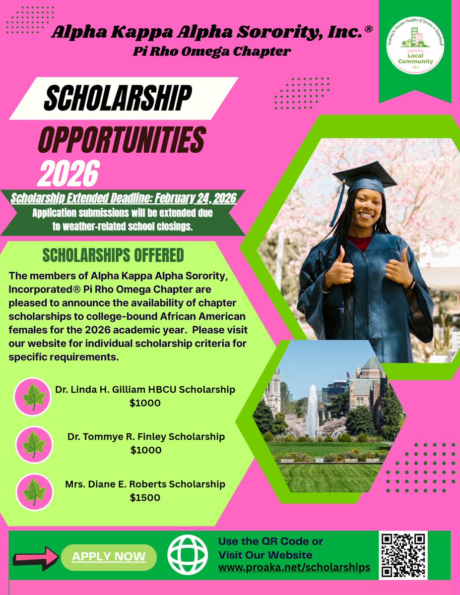 Alpha Kappa Alpha Sorority, Inc.®, Pi Rho Omega tweet media