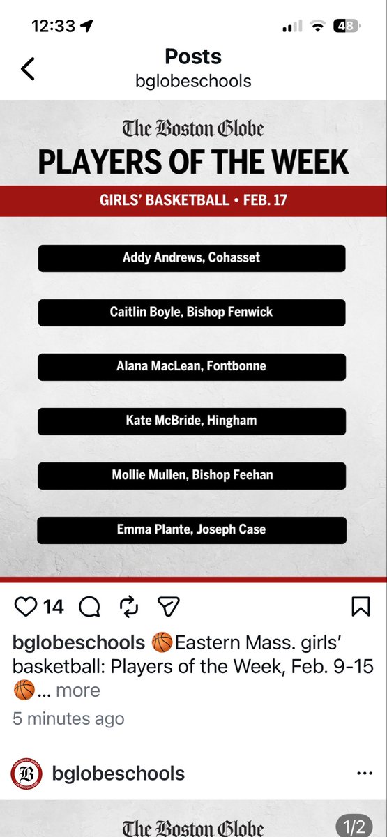 Cohasset Girls Basketball tweet media