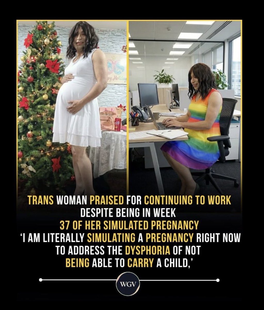 As someone who had an extremely difficult first pregnancy &amp; just lost my second this type of bullshit infuriates me. You’re NOT a woman. You will NEVER be a woman &amp; you will NEVER be pregnant. Fuck off with this insanity. Same goes to anyone entering it.