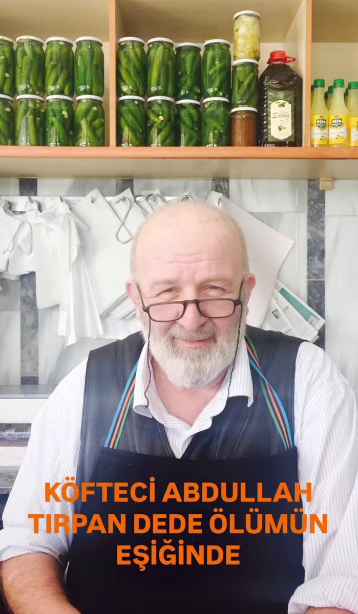 ṢU TAG'A BİR EL ATSAK GÜZEL İNSANLAR

Abdullah TIRPAN(72)
Esnaf
Bankasya'ya para yatırdığı ve dernek üyesi olduğu gerekçesiyle tutuklandı

Ağır hasta Tırpan, doktor raporuna rağmen tutuklandı
Fenalaştı ve yoğun bakıma kaldırıldı

ACİL TAHLİYE EDİLMELİ

AbdullahTırpan AcilTahliye