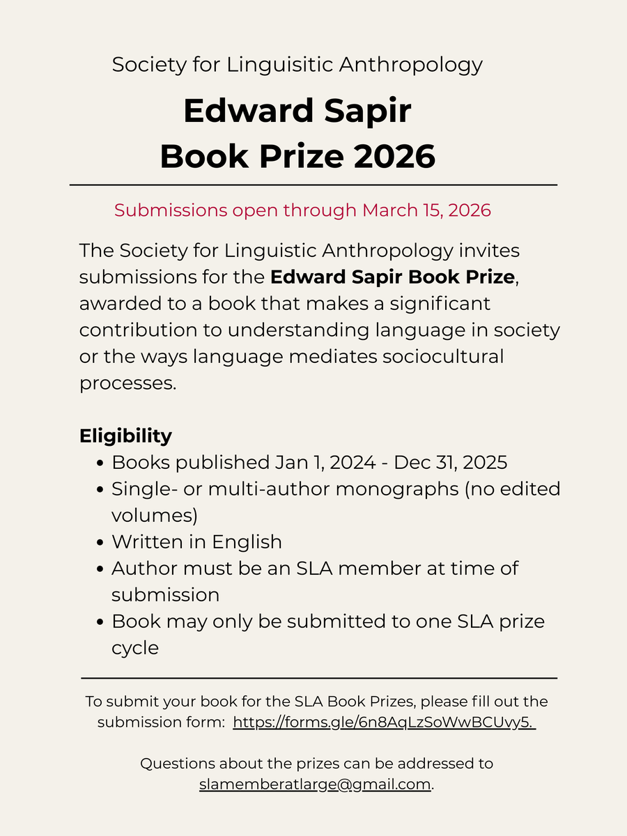 Society for Linguistic Anthropology tweet media