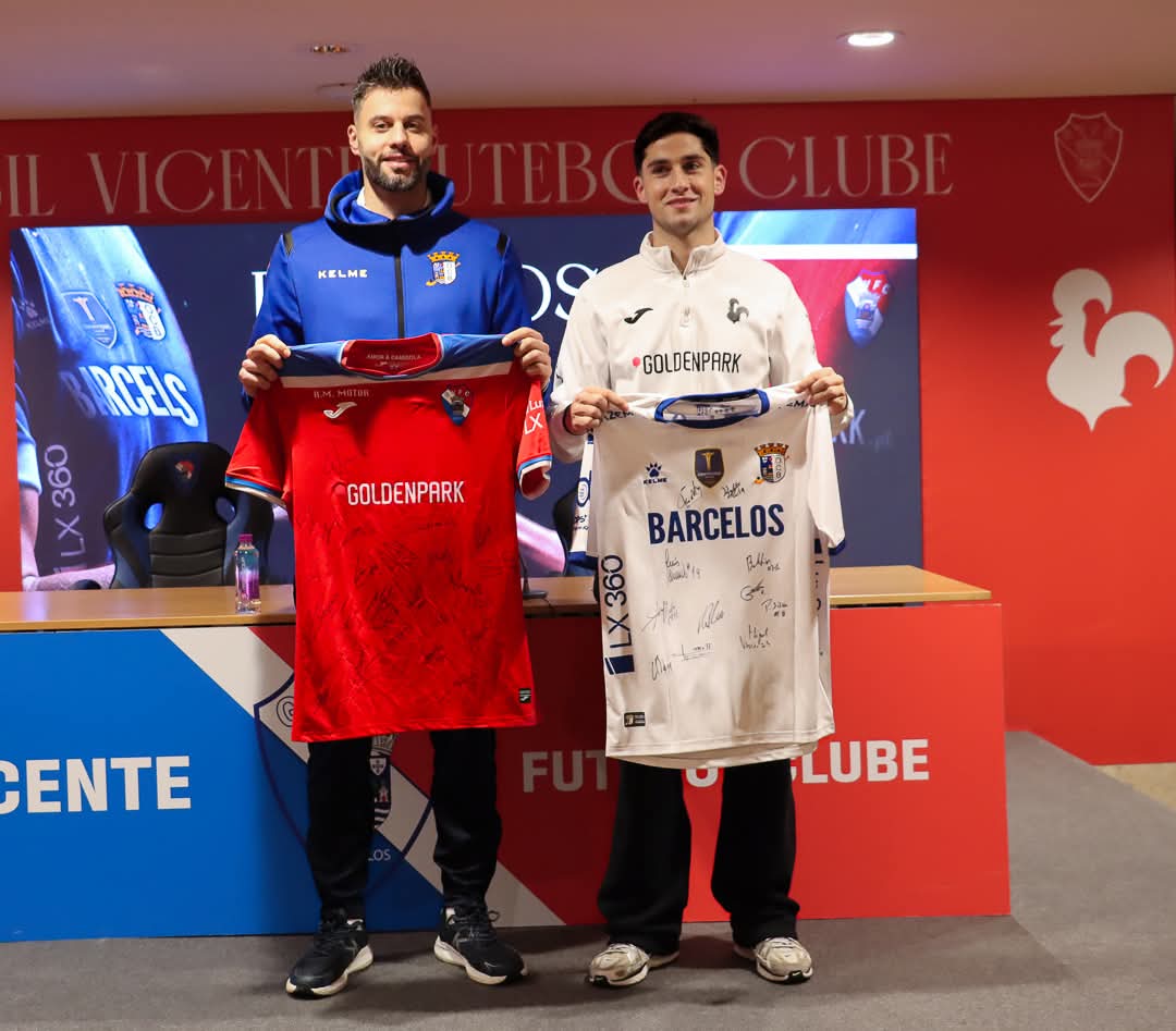O Gil Vicente recebeu nas suas instalações a equipa, staff e direção do Óquei de Barcelos ❤️💙
