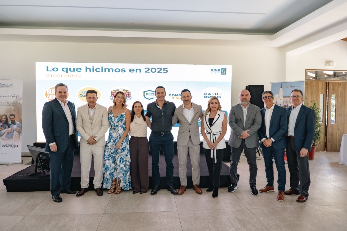 PanAmericanLife's tweet photo. En Pan-American Life Insurance de Costa Rica celebramos nuestro #KickOff2026. Donde dimos a conocer los resultados obtenidos en 2025, los avances y fortalezas de nuestras líneas de negocio, así como las estrategias que impulsarán el desarrollo comercial durante este año. #Seguros https://t.co/RhecG1ZAqQ