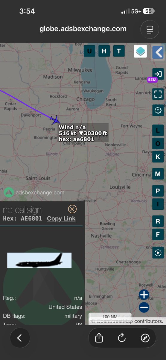 indyspotter_'s tweet photo. #ae6801 starting its descent into KIND https://t.co/8nN5gFN0Jm