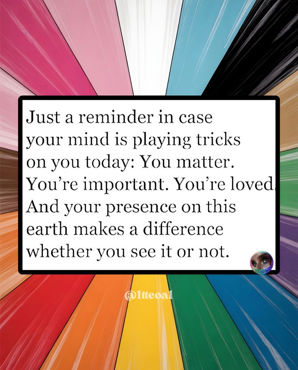 In case anyone needs to hear this. 🫶 🏳️‍🌈 🏳️‍⚧️ ✨