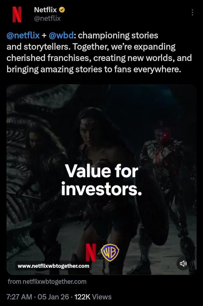 They <a href="/netflix/">Netflix</a> know what's up...

#SnyderVerseOnNetflix #ZSJLonNetflix