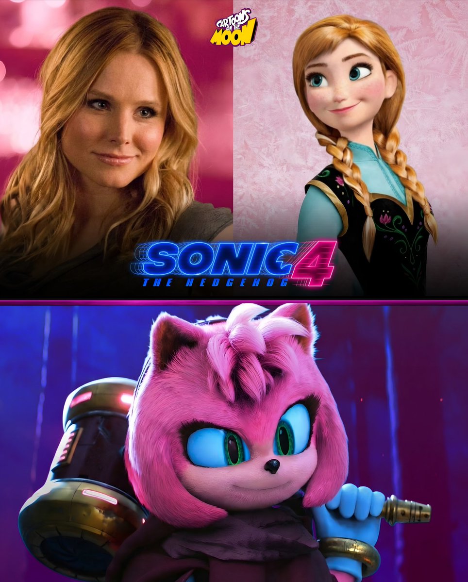 Kristen Bell (la voz de Ana en Frozen) ahora será AMY en Sonic 4