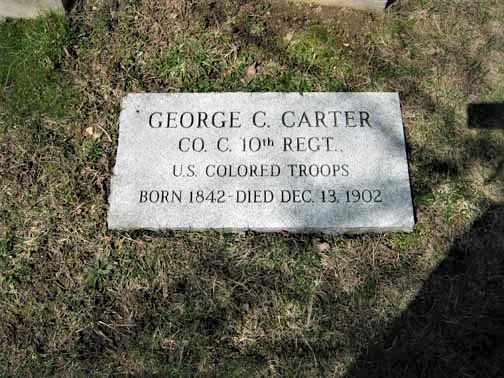 StPaulChurchNPS's tweet photo. Recognizing Black History Month: Recalling George Carter; born enslaved in Virginia, achieved freedom early in the Civil War; served as a private, 10th USCT, from 1864-65. With his wife &amp; children, moved to Mt. Vernon (NY) about 1880; died 1902, followed by burial at St. Paul's. https://t.co/NjiMIrZrIL