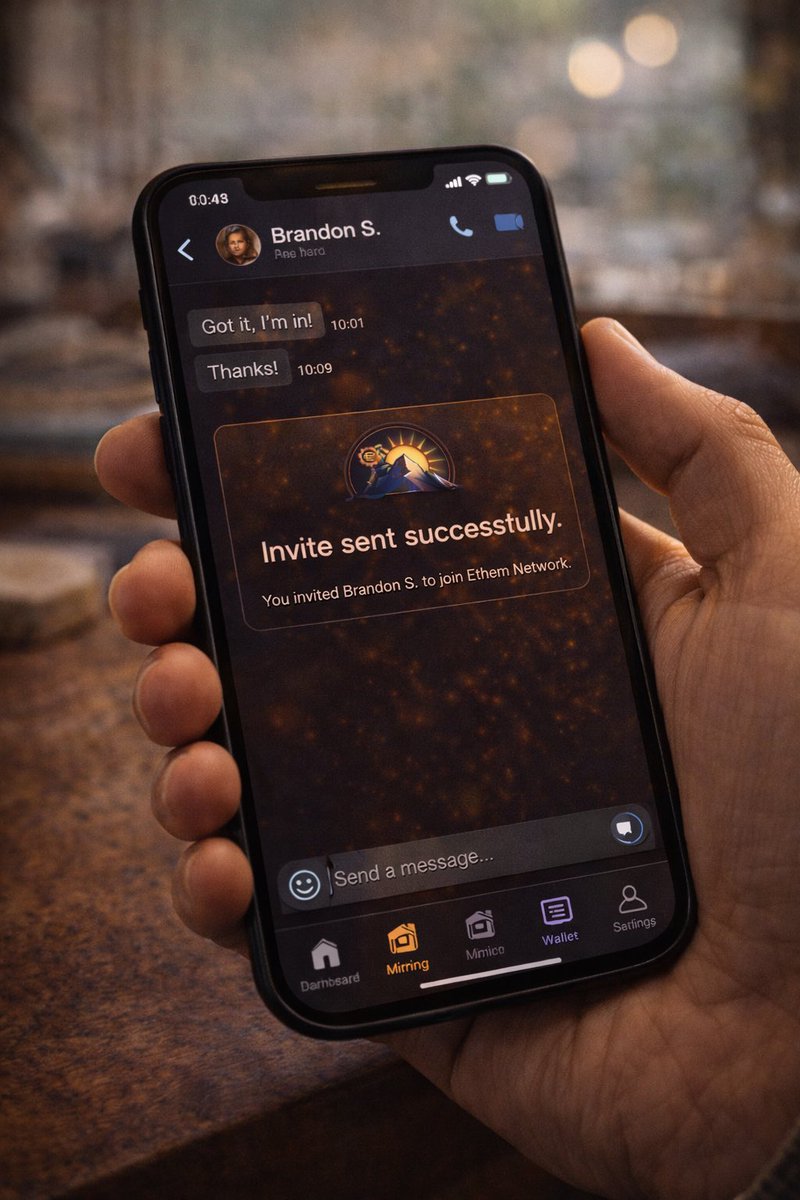 EthemNetwork's tweet photo. We’ve noticed a pattern lately. 👀

People who invite even one or two trusted friends tend to stay more active — and their mining naturally grows faster over time. ⛏️📊

Nothing forced. Just how networks work.
 #CryptoReferral #MobileMining #EarnCrypto #Web3Network #EthemNetwork #CryptoCommunity