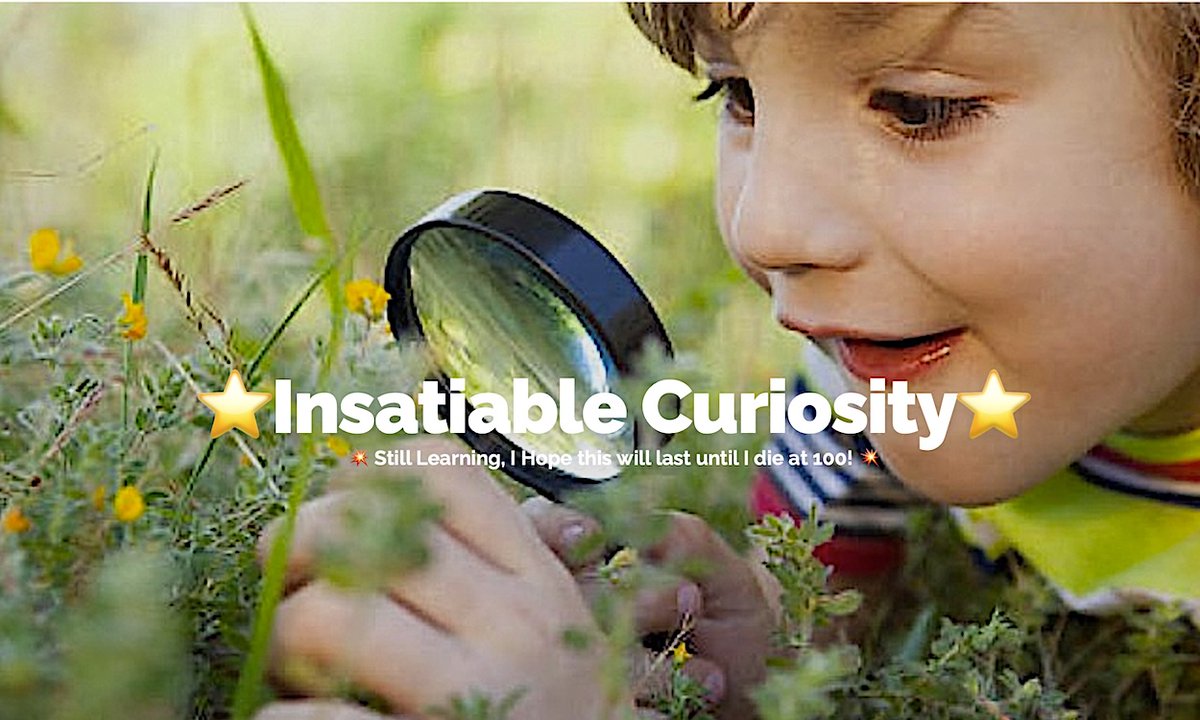 iInternationa14's tweet photo. .
❤️ 🦋 🌅 https://t.co/mrpwOCHjK8 🌅 🦋 ❤️
Curiosity: the behavior, characteristic, or emotion of being curious, in regard to the desire to gain knowledge or information
#Curiosity #GainKnowledge #GetInformation https://t.co/WJCbbIxkzV