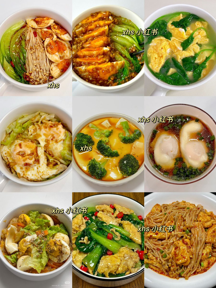 Ini resep yang aku ambil dari aplikasi  XHS (China), nanti aku kasih linknya jg ya 

Aku sudah coba gampang dan cocok di lidahku. Cocok buat kaum mager，anak kos, tapi masih ingin makan makanan yang bergizi🥦🥗🥙🥚

Bumbu/seasoning wajib yang harus kalian punya adalah: 

Kecap