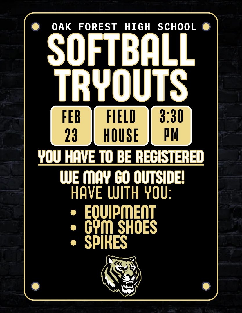 Oak Forest Softball tweet media