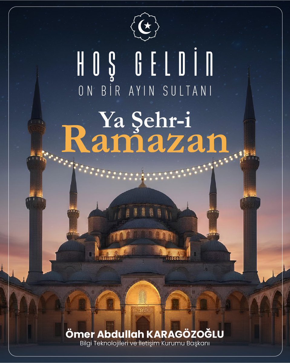 Rahmet, bereket ve mağfiret iklimi olan Ramazan ayı; yalnızca bir zaman dilimi değil, insanın kendine yaptığı bir yolculuk…

Bu mübarek ayın; gönül bağlarımızı güçlendirmesini, beraberliğimizi pekiştirmesini, İslam âlemi ve aziz milletimiz için hayırlara vesile olmasını temenni