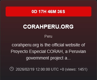 chum1ng0's tweet photo. 🔴🇵🇪El grupo de ransomware Bashe publica a Proyecto Especial CORAH en su sitio DarkWeb.
🔗https://t.co/s59o48j3Cu
#ciberseguridad #ransomware #infosec #Peru #DarkWeb #Bashe #ciberataque https://t.co/S7Bo24DRAJ