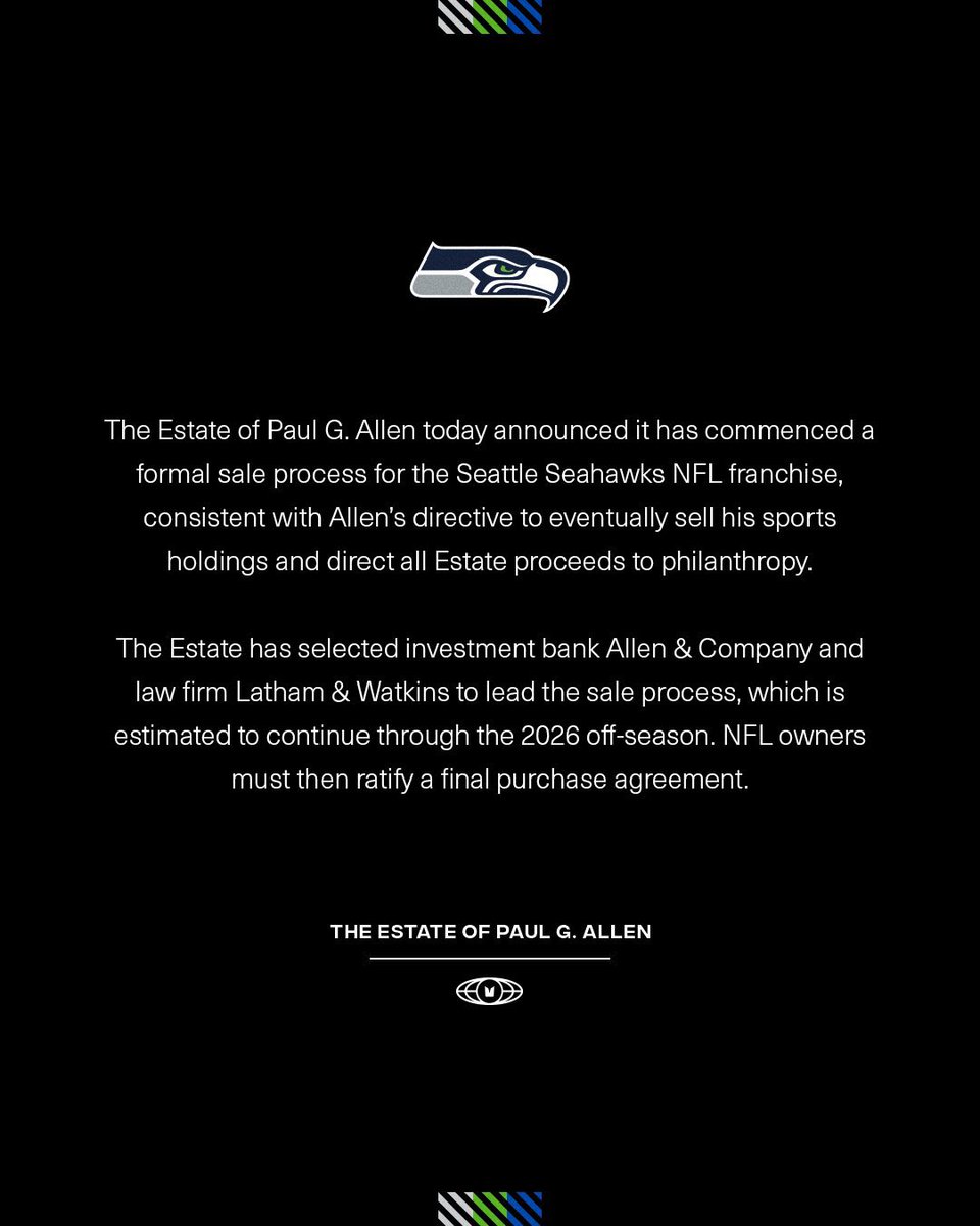 thathawksgirl's tweet image. 📝Praying circle update - Priority level: High

- God, please, bless us with a good owner, also a 12th man, who truly bleeds Blue &amp;amp; Green 🙏🏻
.
#Seahawks #GoHawks #SeahawksSale