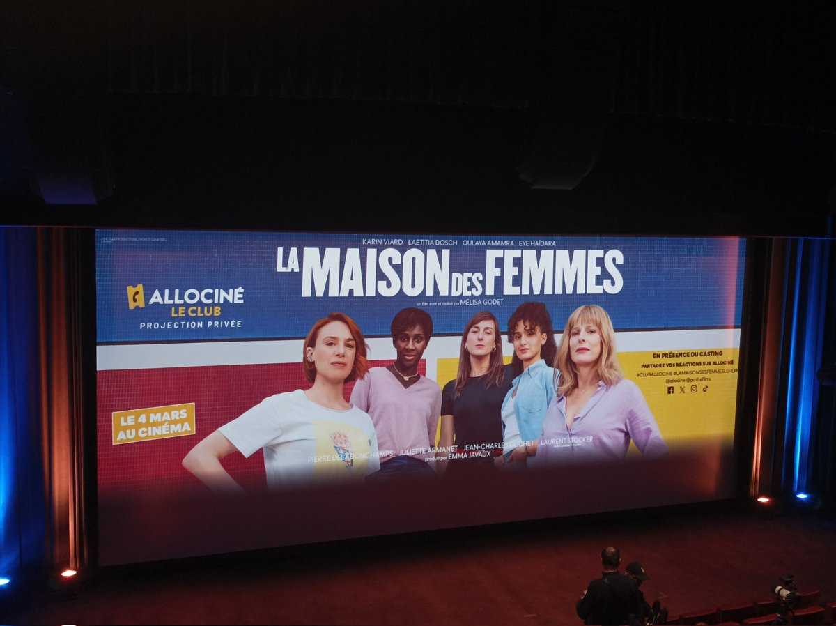 En place pour le <a href="/cluballocine/">Le Club AlloCiné</a> !!

#lamaisondesfemmeslefilm <a href="/PatheFilms/">Pathé Films</a>