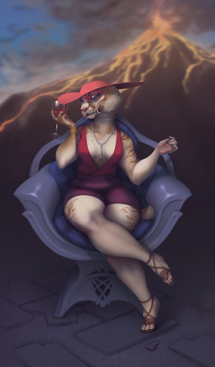 CactusFaust's tweet photo. I finally drew my fursona. I'm really proud of it!
#anthroart https://t.co/G2zH8VUCLX