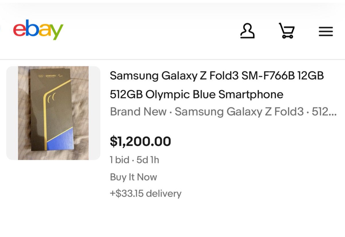 ShishirShelke1's tweet image. Olympic athletes are already selling their complimentary custom Galaxy Z Flip 7 on eBay 😭