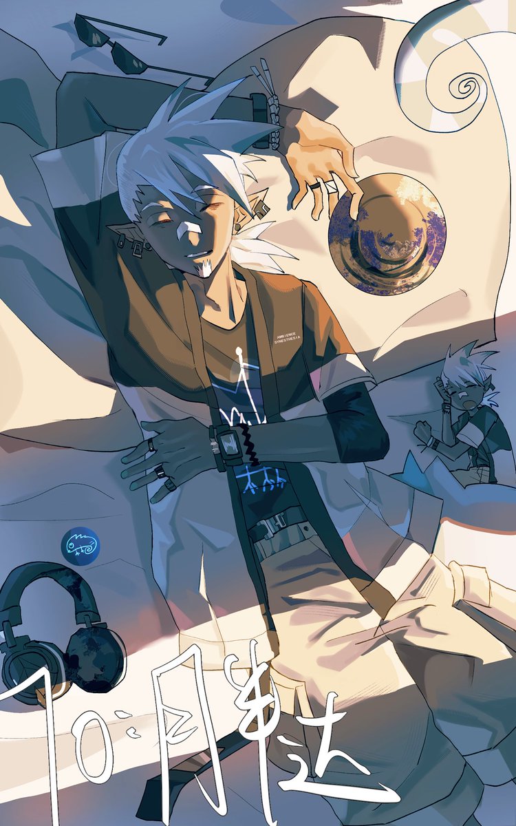 faywhf's tweet photo. 给我朋友画的

#伊桑 #明日方舟 #Arknights #ethan  #イーサン https://t.co/uzlNciO3Cc