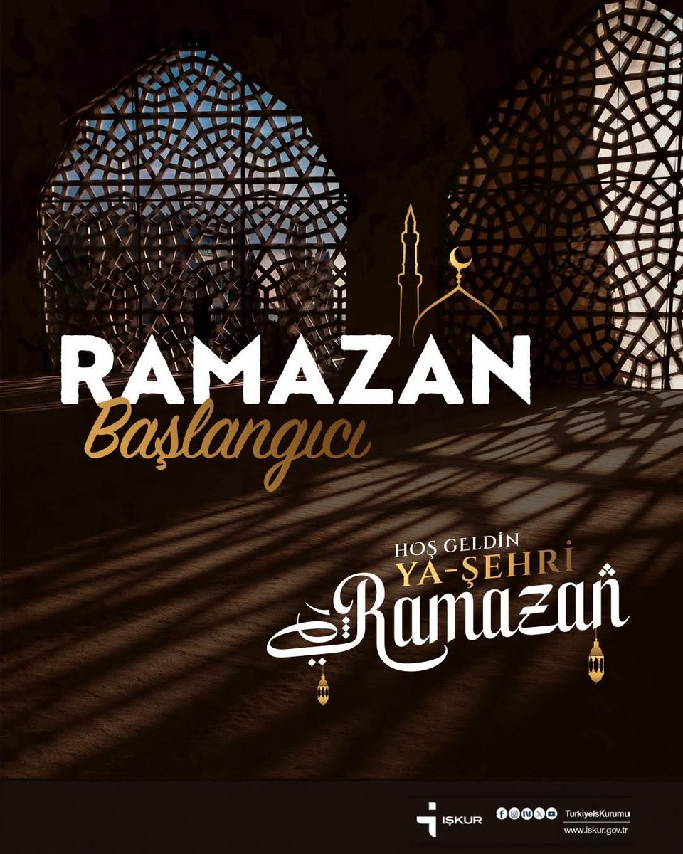 Hoş Geldin Ya Şehr-i Ramazan🌙

Birlik, beraberlik ve paylaşmanın bereketiyle dolu olan mübarek Ramazan ayının tüm İslam alemine ve insanlığa huzur getirmesini dileriz.
