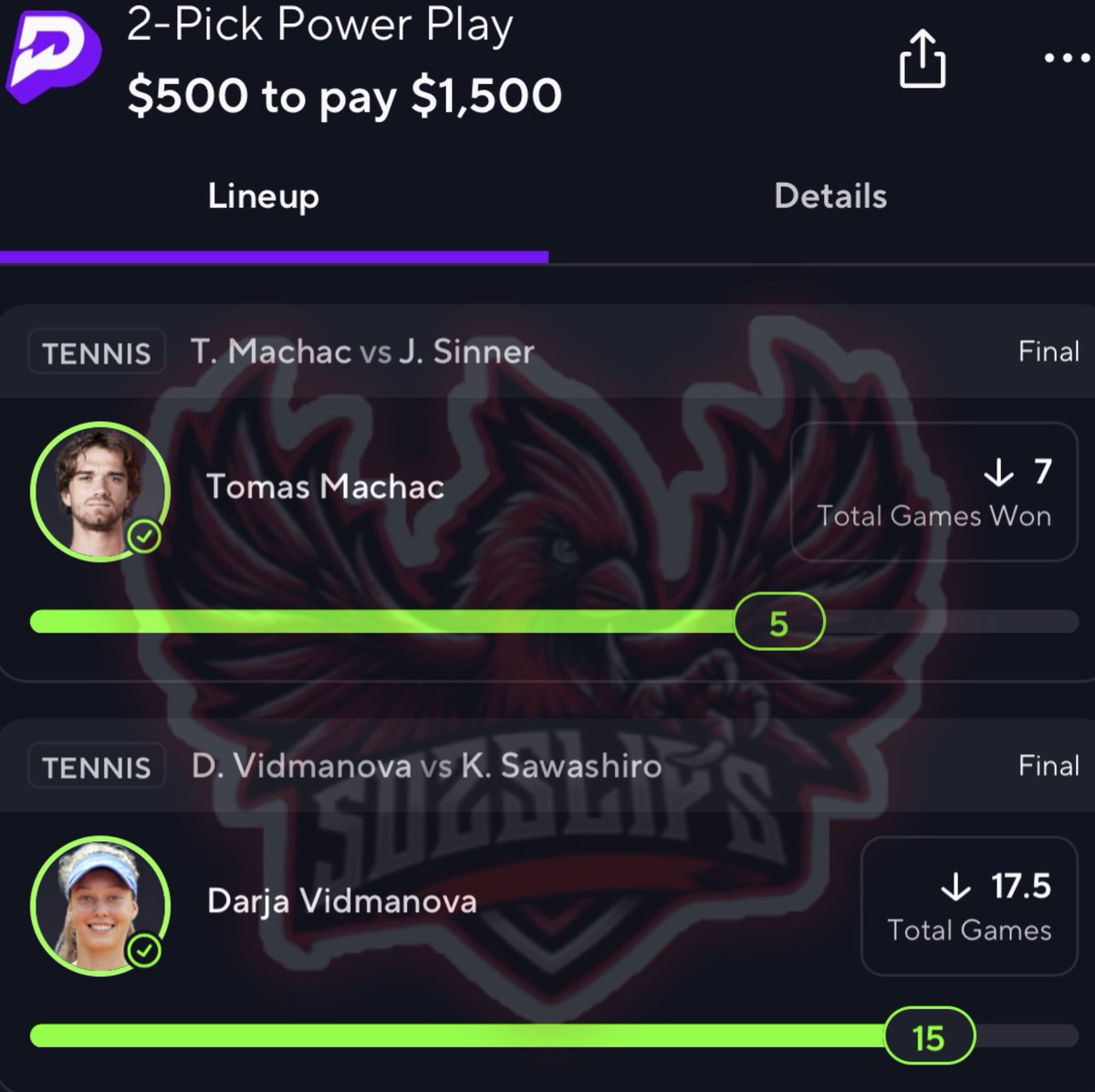 502_Slips's tweet image. YOU WILL NOT BELIEVE WHAT I JUST DID...

Blessing another 2 LUCKY 🍀 Followers $30 EACH who LIKE/RT ♻️ 

CASH THE $1,500 TENNIS 🎾 PLAY INSIDE PREMIUM ☢️✅

Stop Sleeping 💤 On FREE Money ⤵️
winible.com/502slips

#PrizePicks | #GamblingX | #TENNIS | #POTD