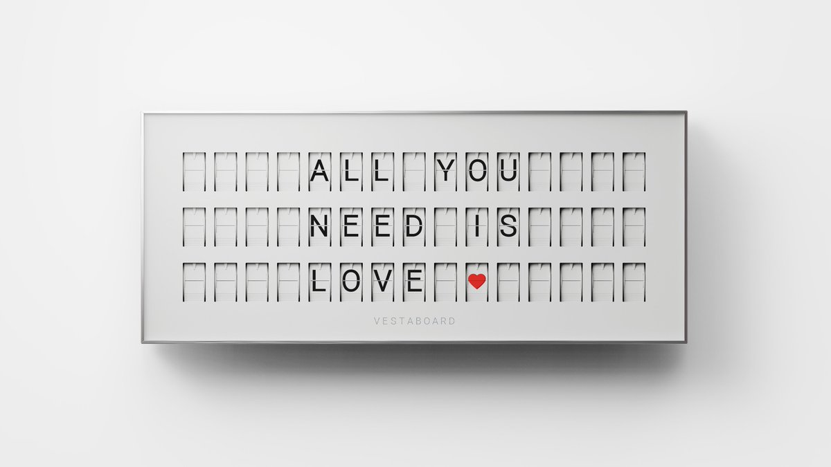 Vestaboard tweet media