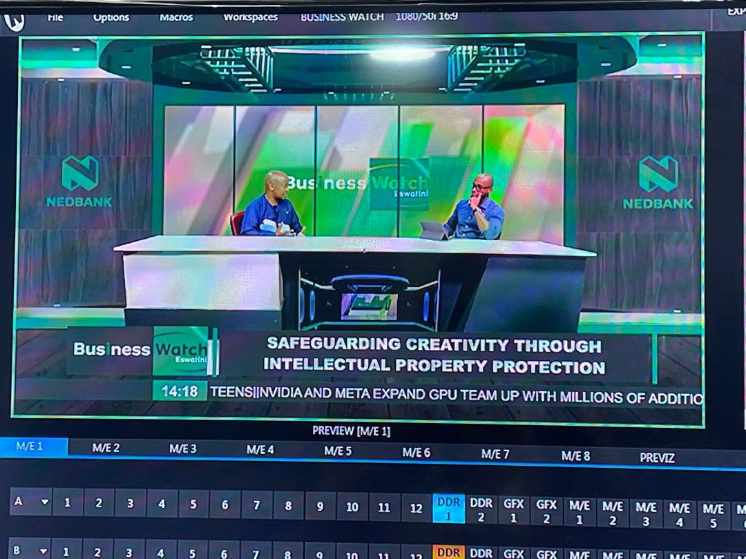 Had a great time at the Nedbank Business Watch on EswatiniTV, dissecting the economic importance of Intellectual Property in the Business of Fashion, a program by the EIPO #IPrunway