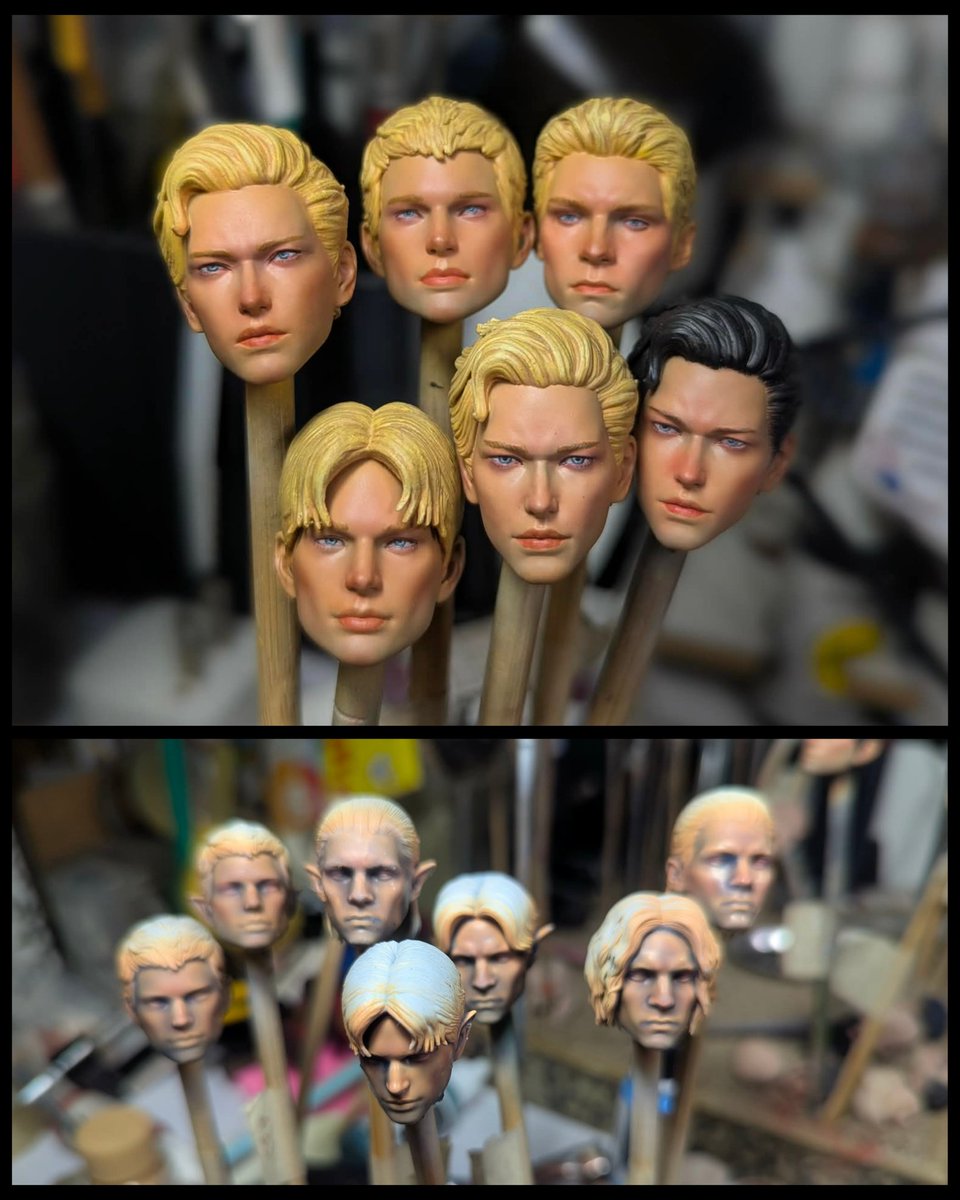 Full figure Dark Knight custom by me.
Also updates from my friend's studios. 
Head commissioned for Mythic Legions.
#ファンタジーフィギュアで遊ぼう
#MythicLegions