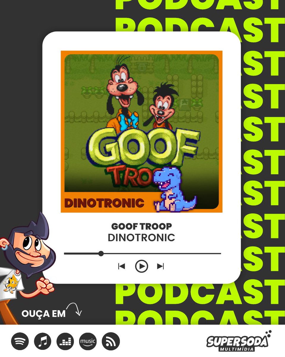 📦🏴‍☠️ Goof Troop foi anunciado nas versões do Switch e Switch 2 da coletânea 'The Disney Afternoon Collection' e virou tema do Dinotronic dessa semana. Bora pro papo!

🎧 Disponível no seu app de podcasts favorito.

open.spotify.com/episode/7qng5j…